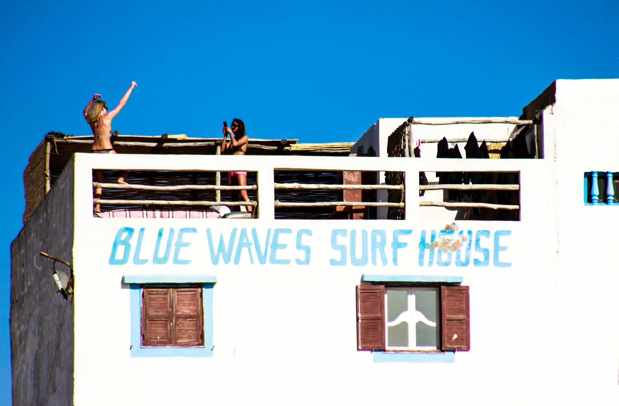 Отель Blue Waves Surf House Агадир Экстерьер фото