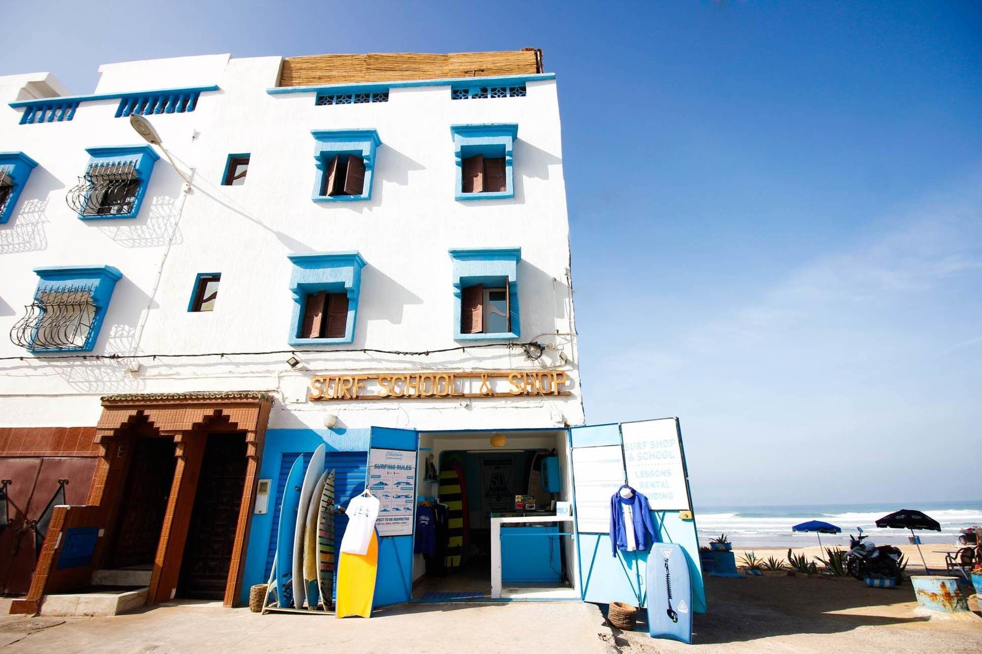 Отель Blue Waves Surf House Агадир Экстерьер фото